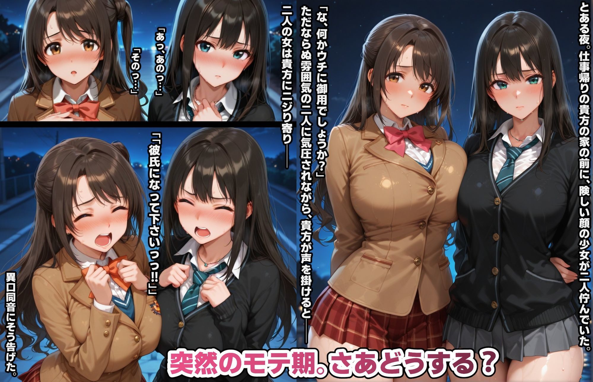 凛と卯月に同時に告られたら、どうする？ - サンプル画像 1