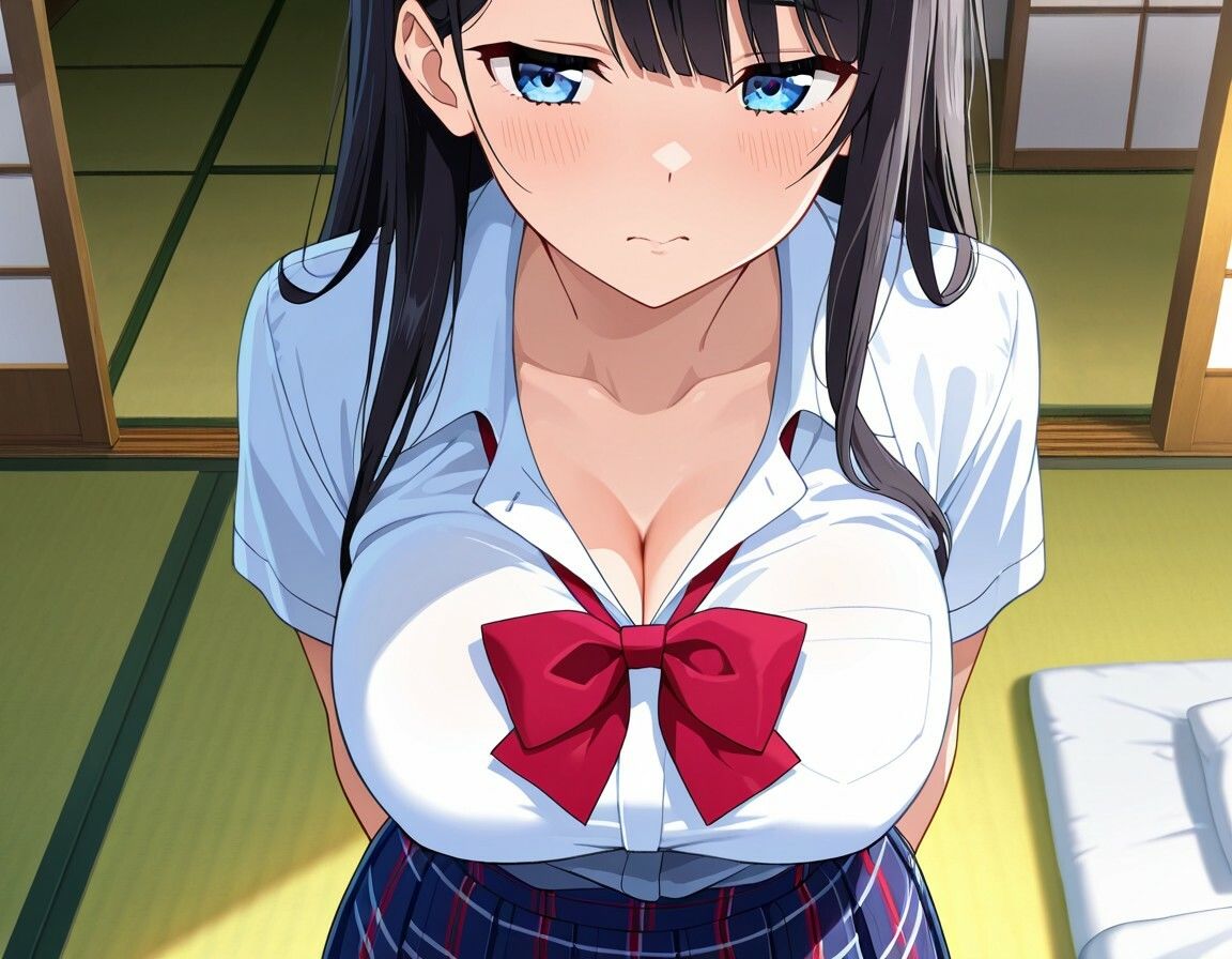 爆乳女子校生生ハメSEX - サンプル画像 1