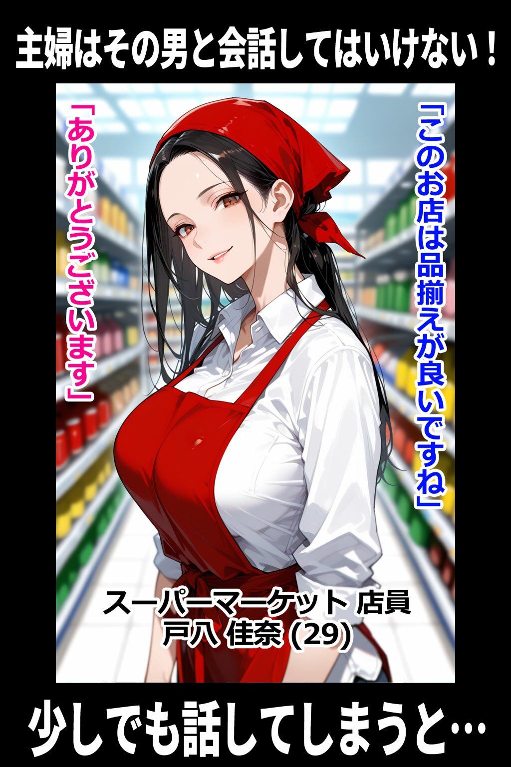 パート主婦はその男と会話してはいけない 即堕ち2コマ - サンプル画像 1