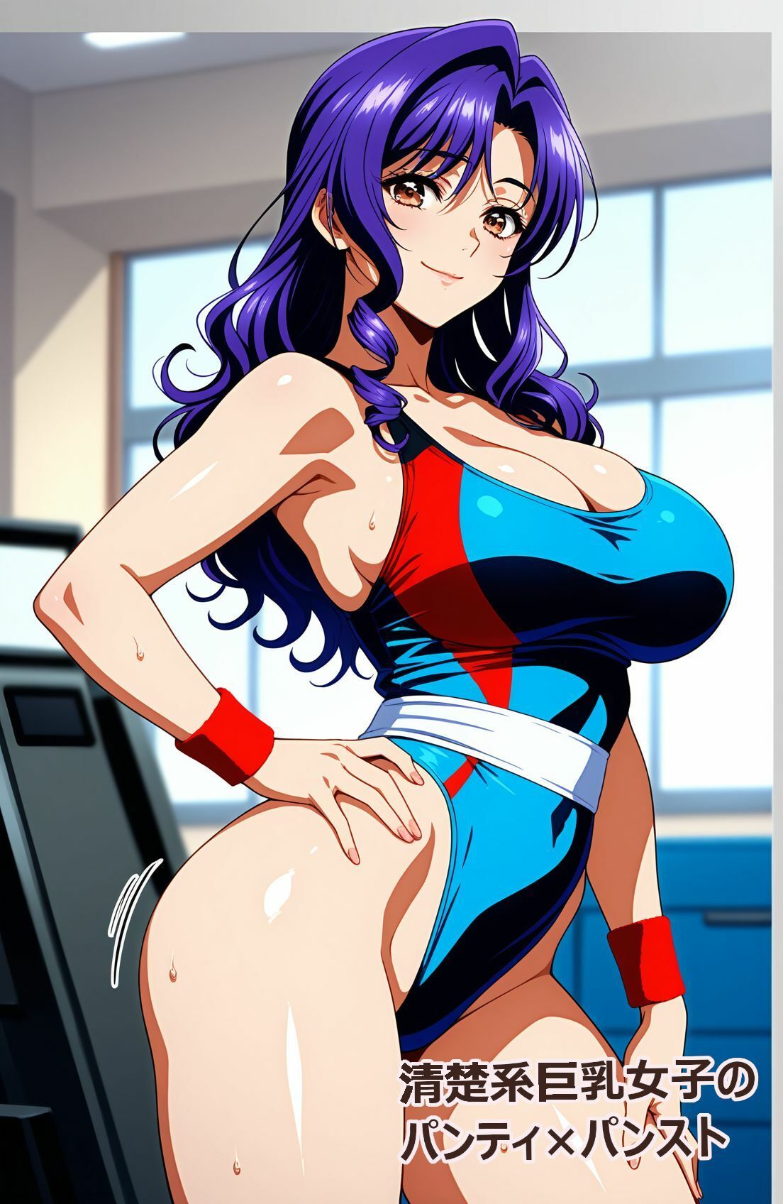 清楚系巨乳女子のパンティ×パンスト - サンプル画像 7