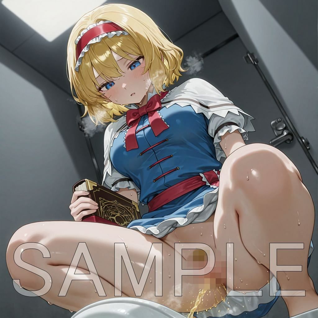 和式放尿アリス - サンプル画像 4