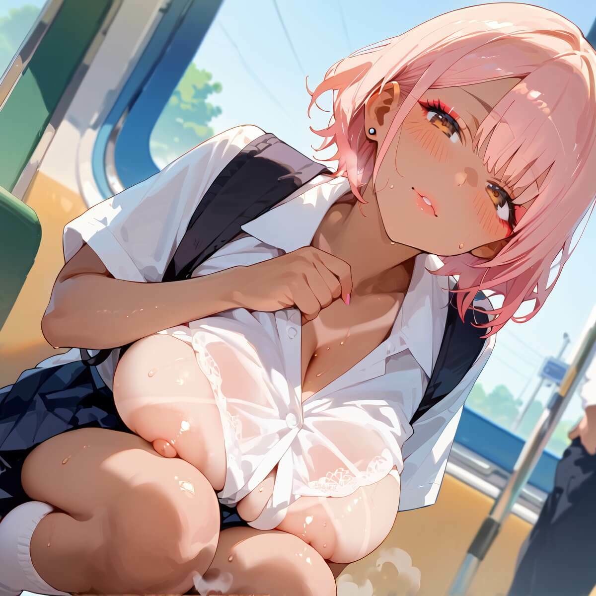 ギャルだらけの最強！満員電車！11・190枚 - サンプル画像 7