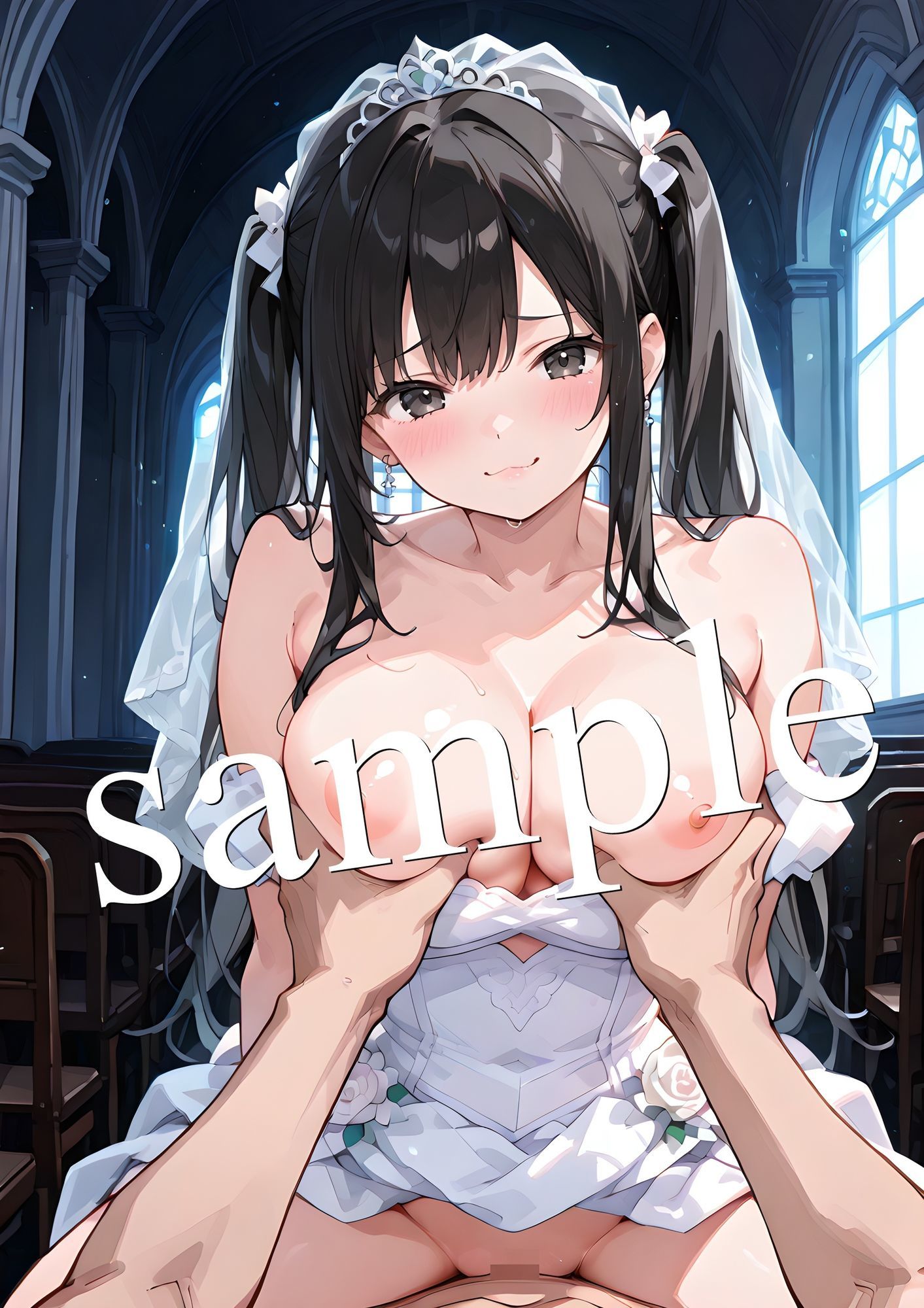 あなたの花嫁さんがたっぷりご奉仕 - サンプル画像 1