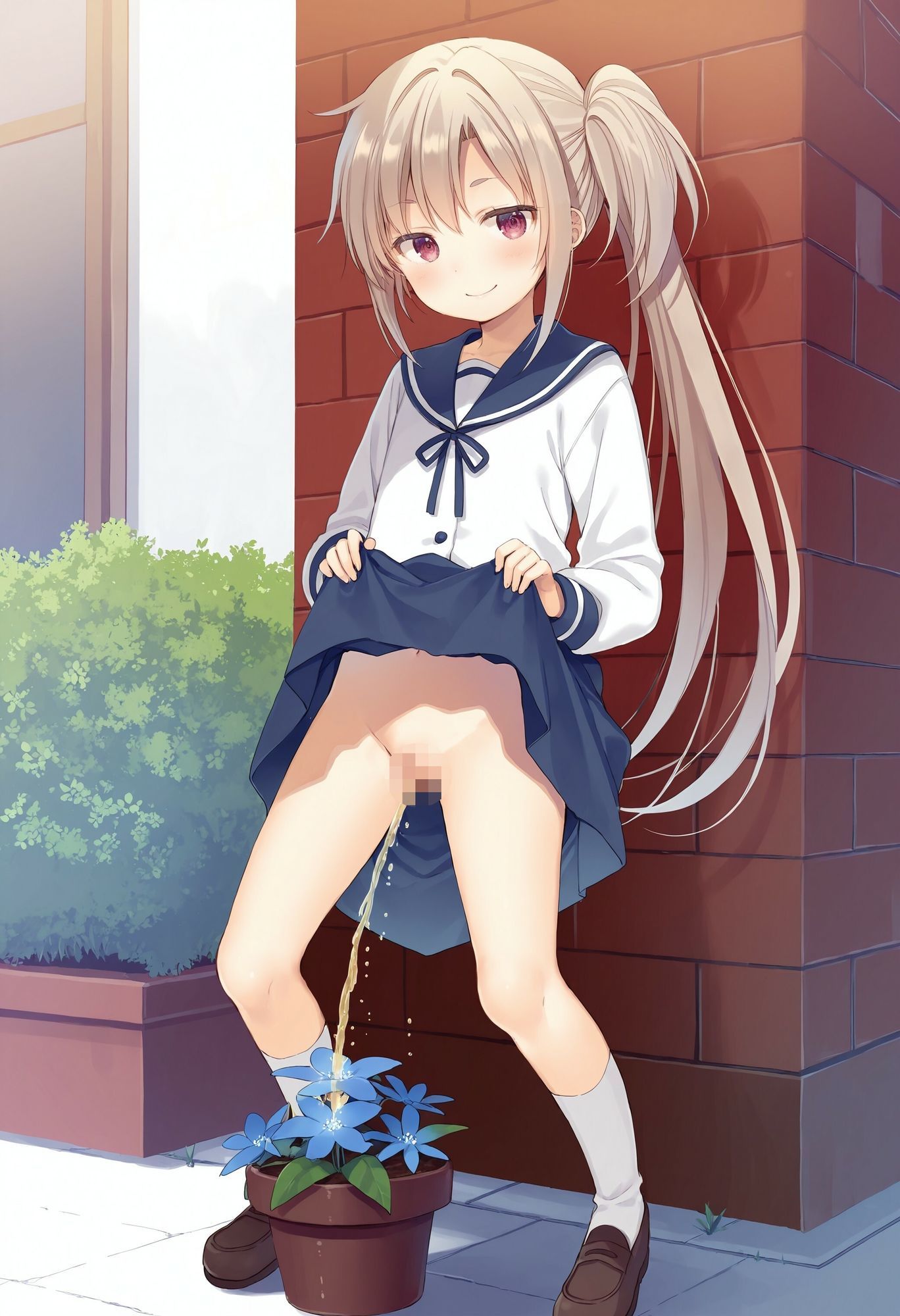 園芸委員のお仕事はおしっこで水やり - サンプル画像 4