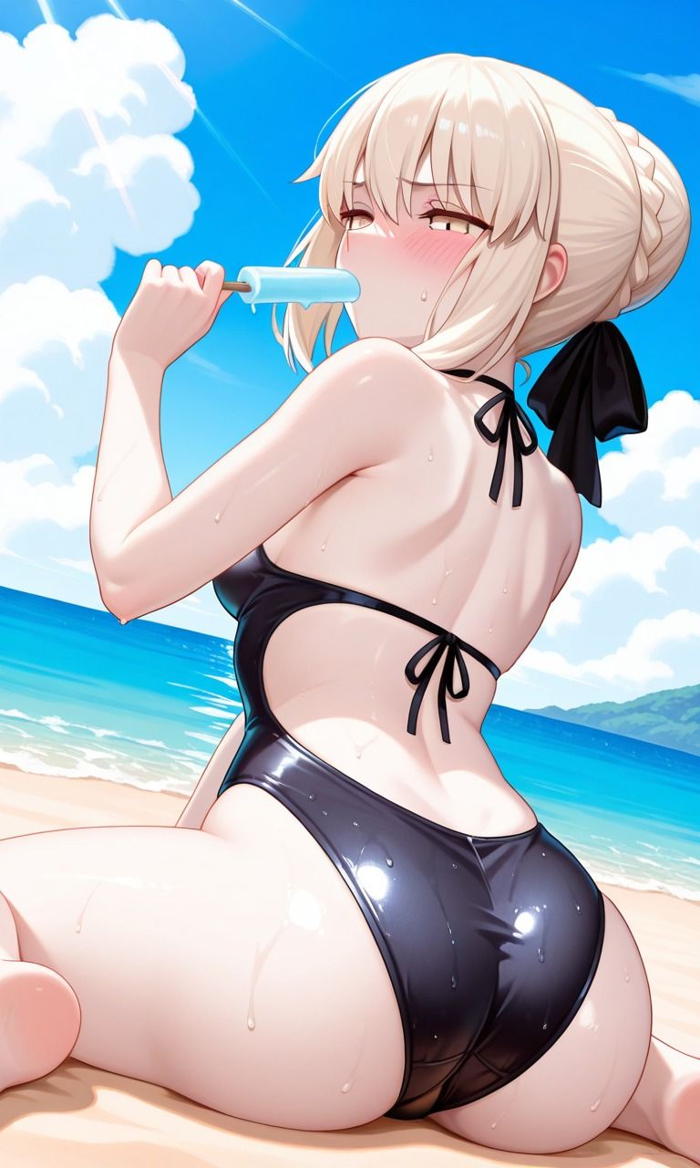 【FGO その5】ジャンヌオルタ（新宿1999）・セイバーオルタ（新宿1999） 〜ドS聖女・女騎士をアヘ顔快楽責め堕ち〜 ｜搾精 ・恥辱プレイ・パイズリ・種付け中出し - サンプル画像 9