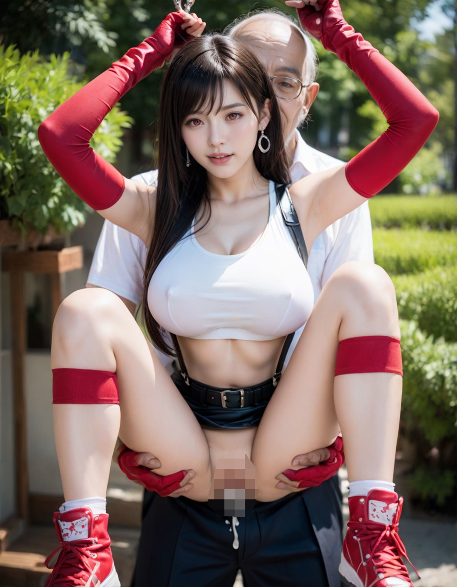 【悲報】ティーファの神コスプレイヤーさん、おっさんにハメ撮り中出しされて妊娠落ち！！   静止画と動画のセットでお買い得！！FIMAL FANTASY - サンプル画像 5