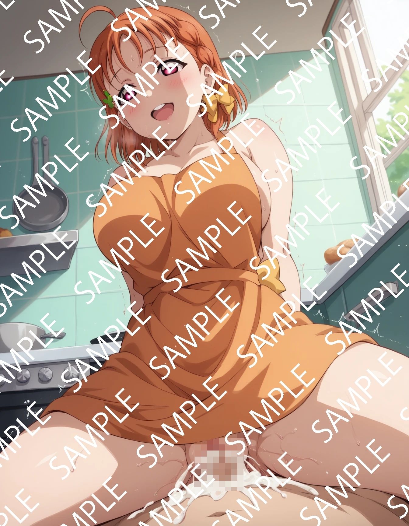 千歌コスプレ騎乗位集 - サンプル画像 9