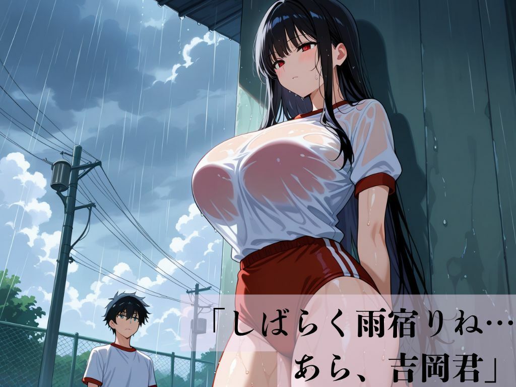 デカパイ美人妻体操着濡透密戯 - サンプル画像 2