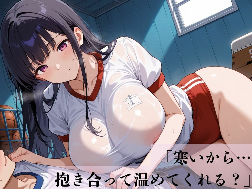 デカパイ美人妻体操着濡透密戯 - サンプル画像 3