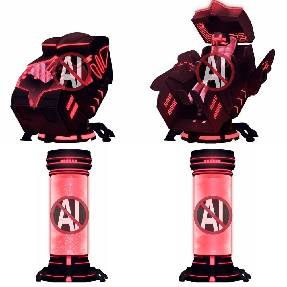 みにくる背景CG素材集『未来編』part02-Red×White- - サンプル画像 3