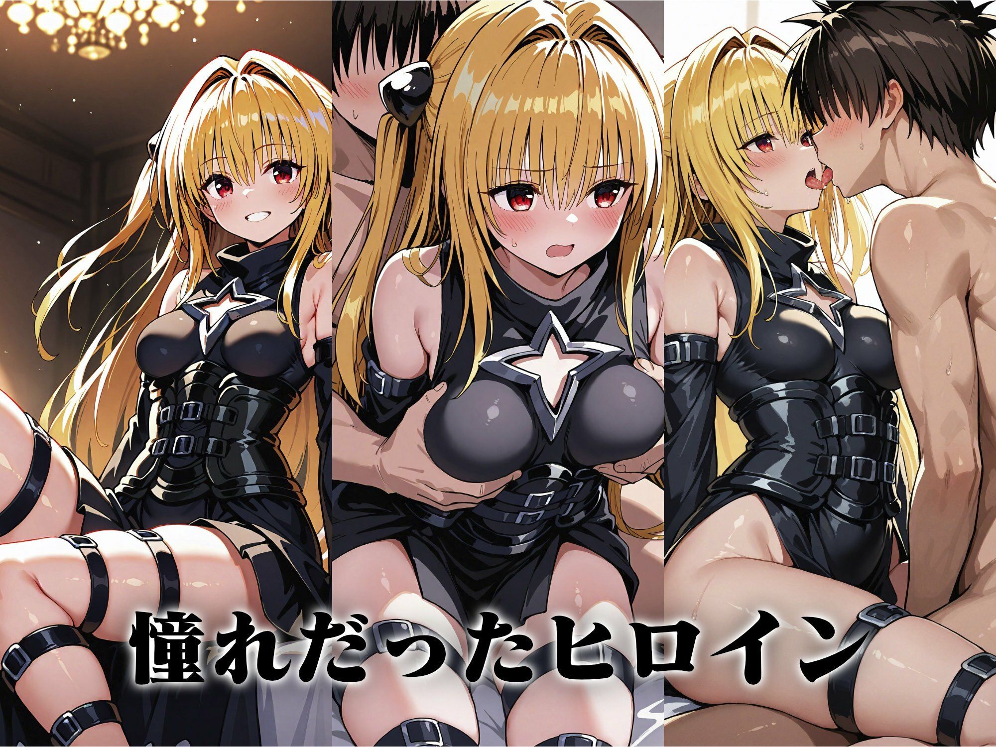 ヒロイン即えっち 金色●闇 ドレス編 - サンプル画像 3