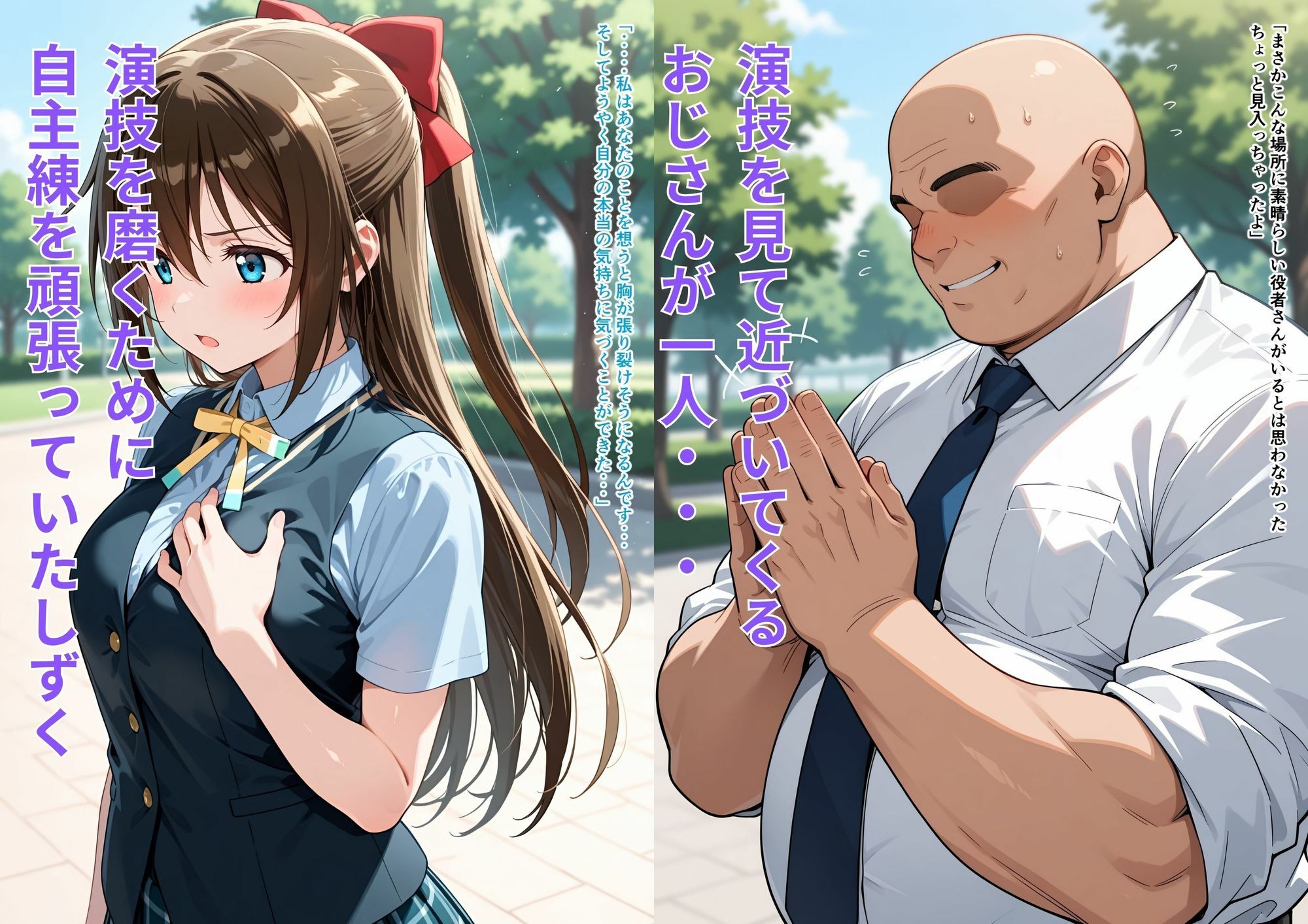 私に教えてくださいっ！  演技と恋と...エッチの気持ち良さを - サンプル画像 1