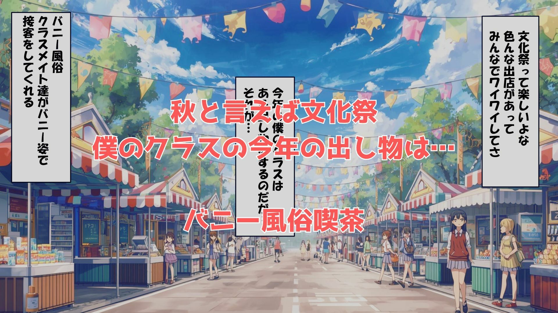 文化祭バニー風俗 - サンプル画像 1