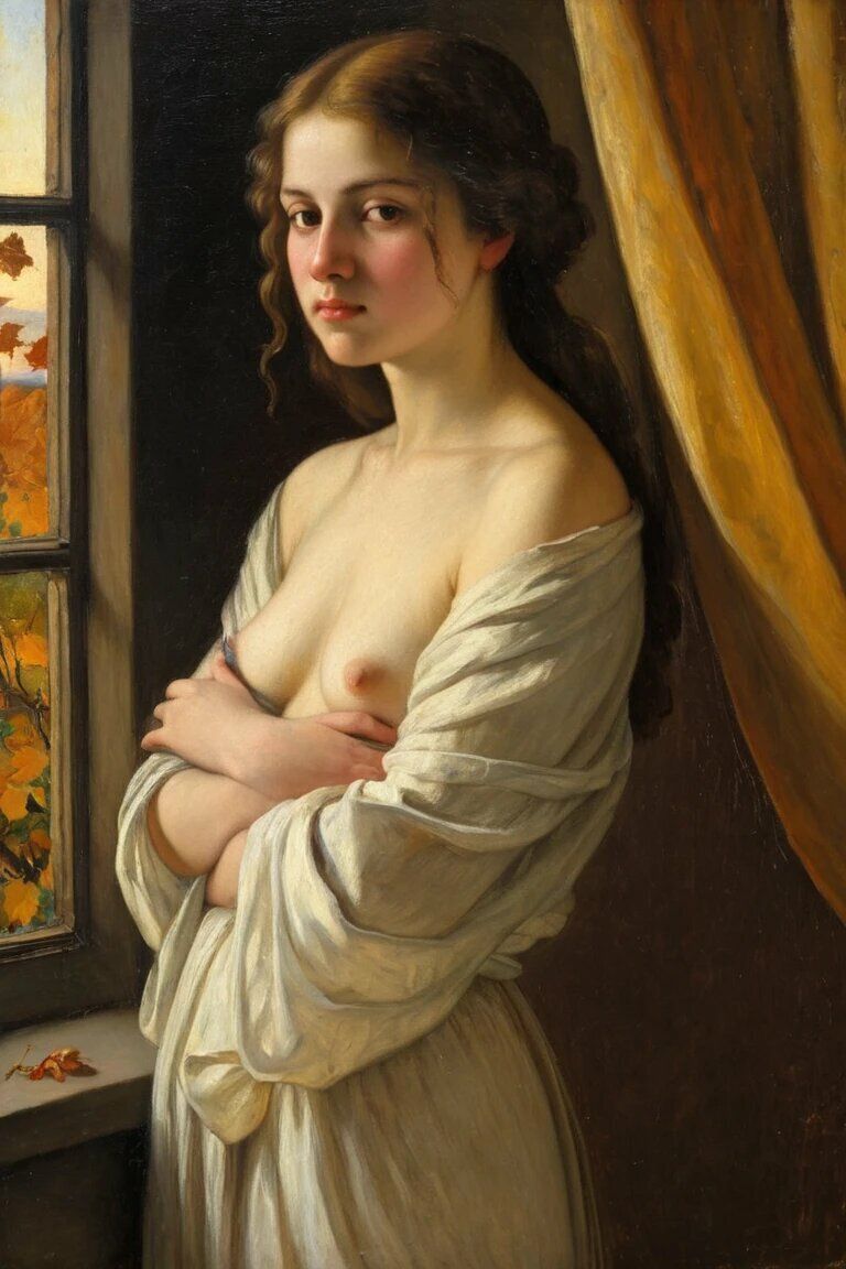 Portraits in Autumn Light - Nude Studies - サンプル画像 1