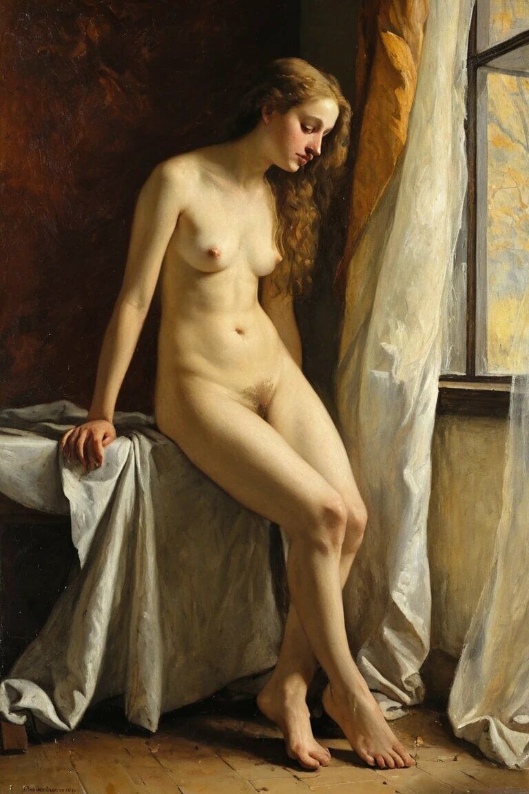 Portraits in Autumn Light - Nude Studies - サンプル画像 4