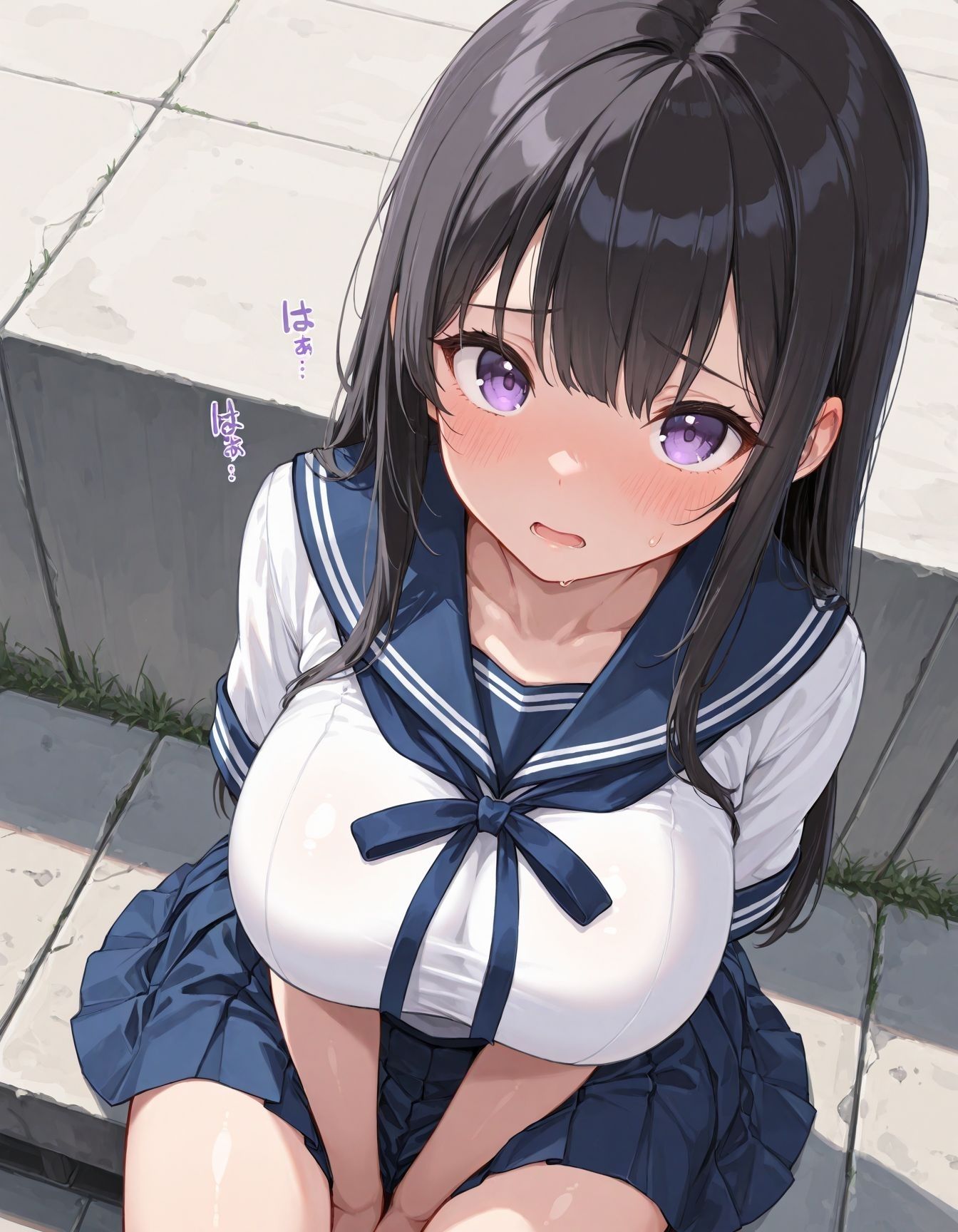 爆乳バージン優等生  中出し性指導記録 - サンプル画像 1