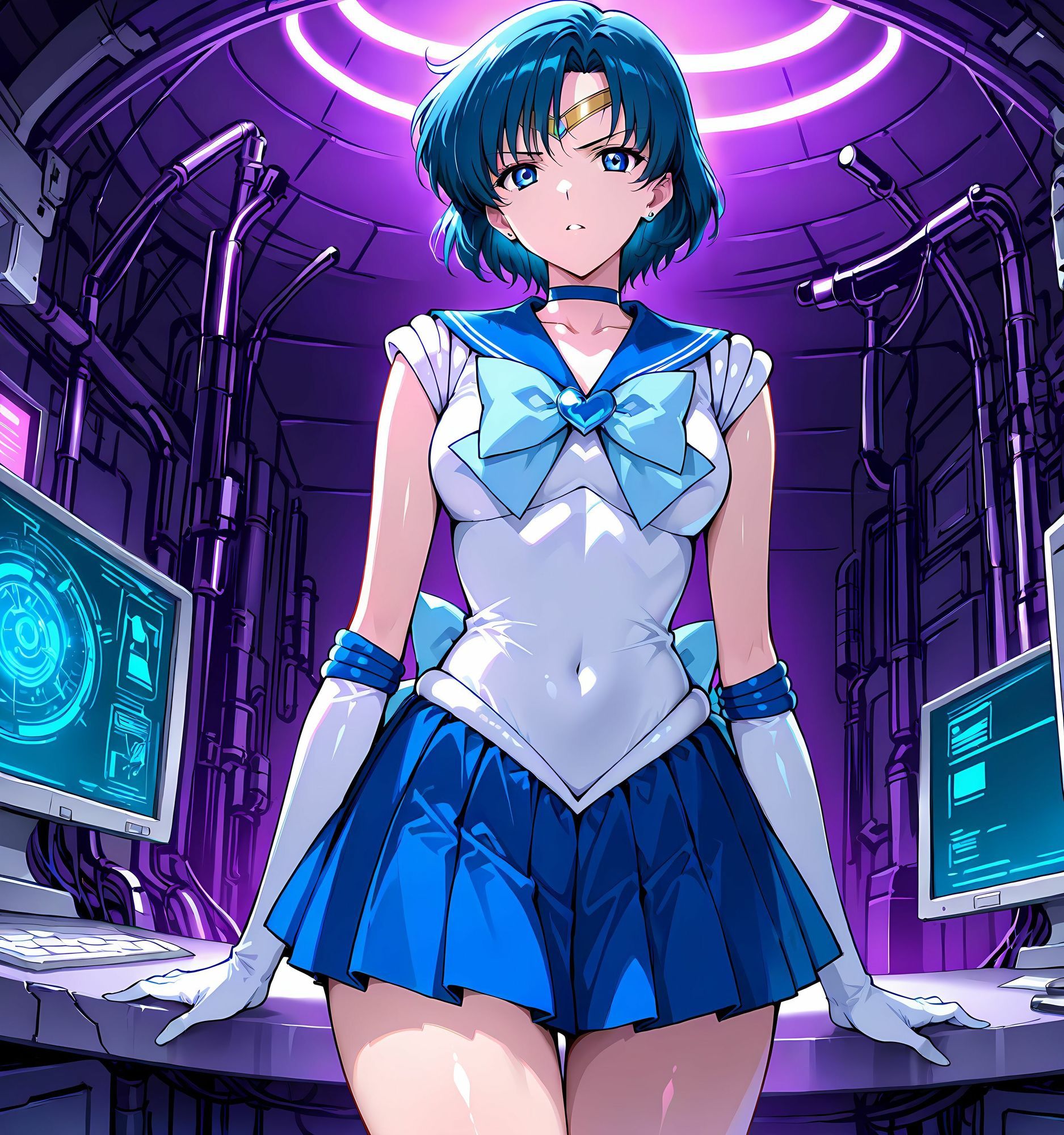 マーキュリー洗脳改造・悪堕ち淫乱化搾精 - サンプル画像 3