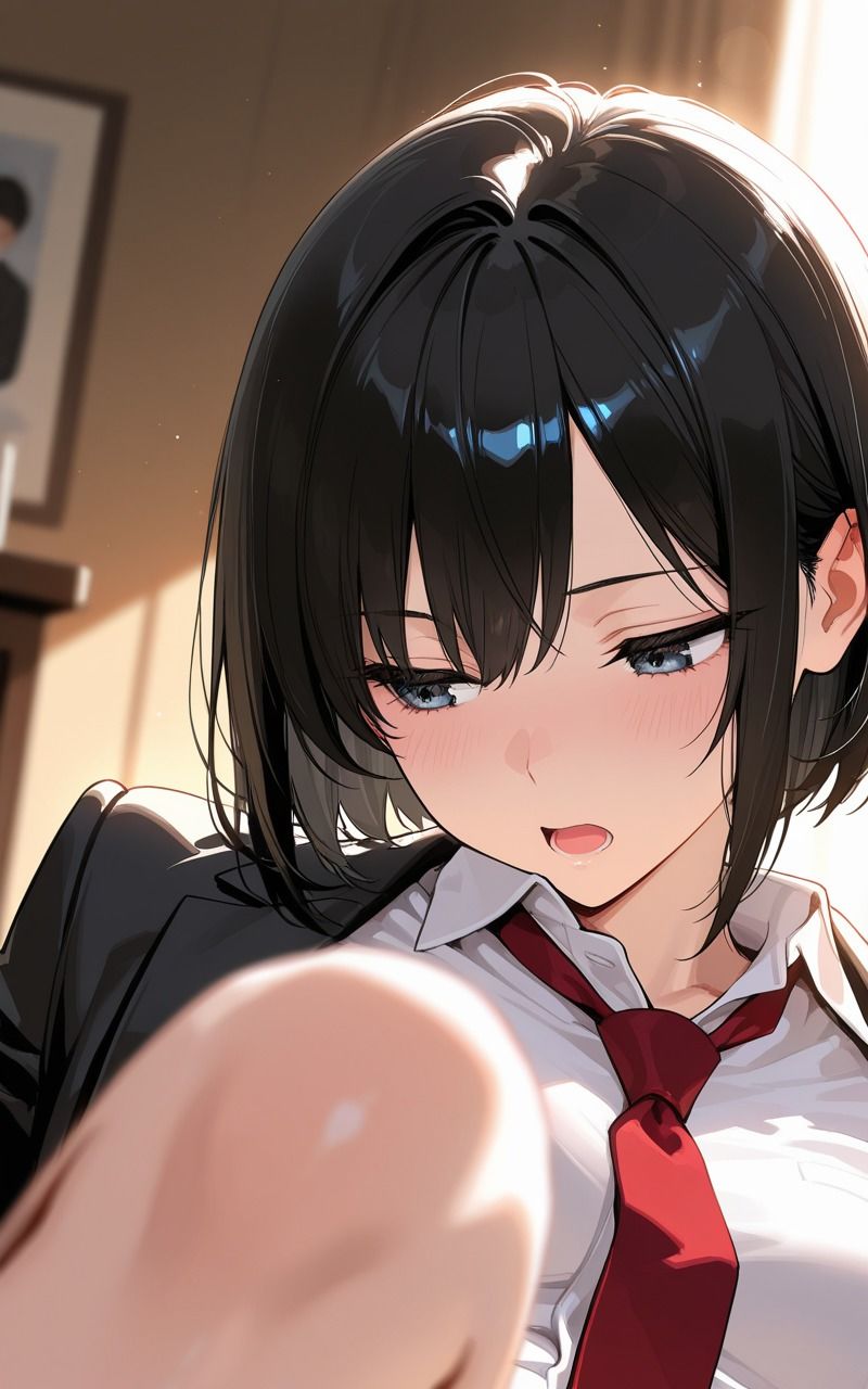 彼女と放課後イチャラブSEX  ま〇こがキツくて抜け出せない・・・ - サンプル画像 1