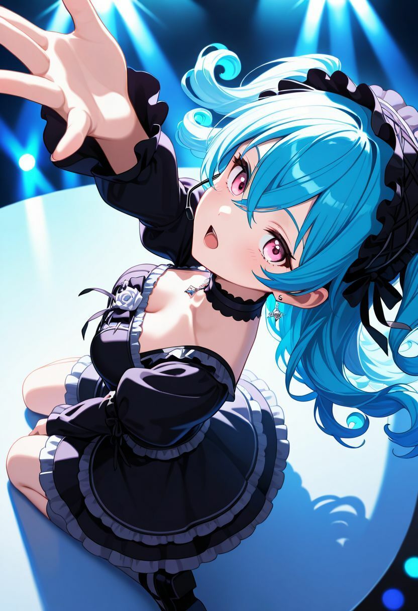 『ごしゅ推しリボン隊』vol.1   ミズハ@ひとしずくリボンと鋭い眼差しのファンサ - サンプル画像 1