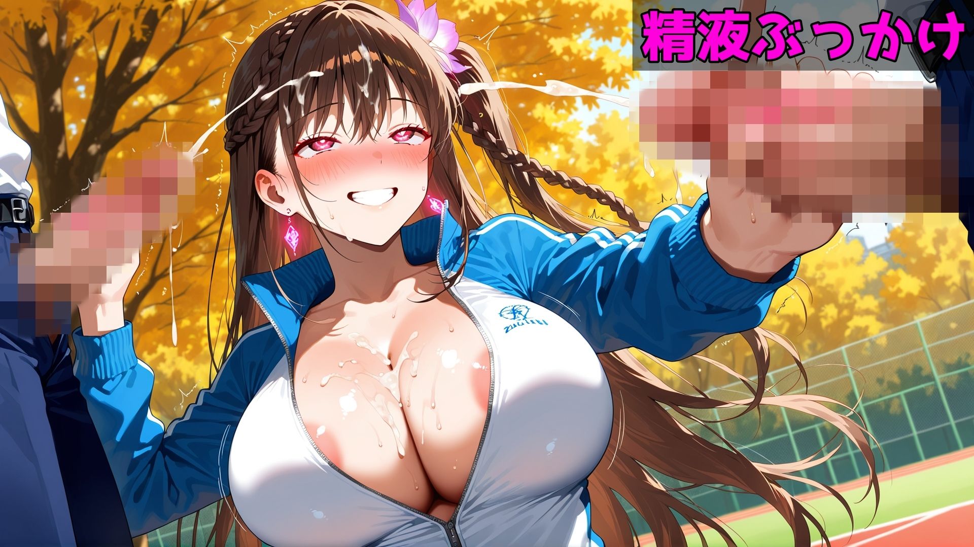 爆乳JKと性の運動会2 頑張ったご褒美でヤらせてくれた 〜ヤリマンギャル編〜 - サンプル画像 4