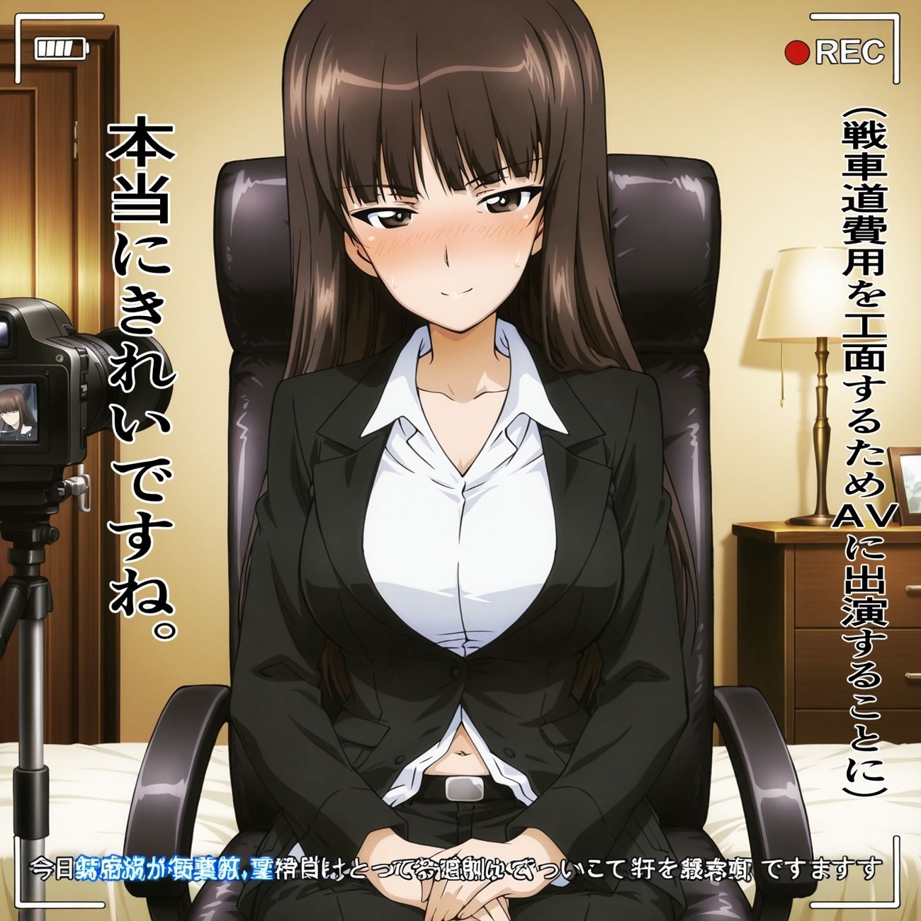 西住◯ほ 娘の戦車道費用のために - サンプル画像 1