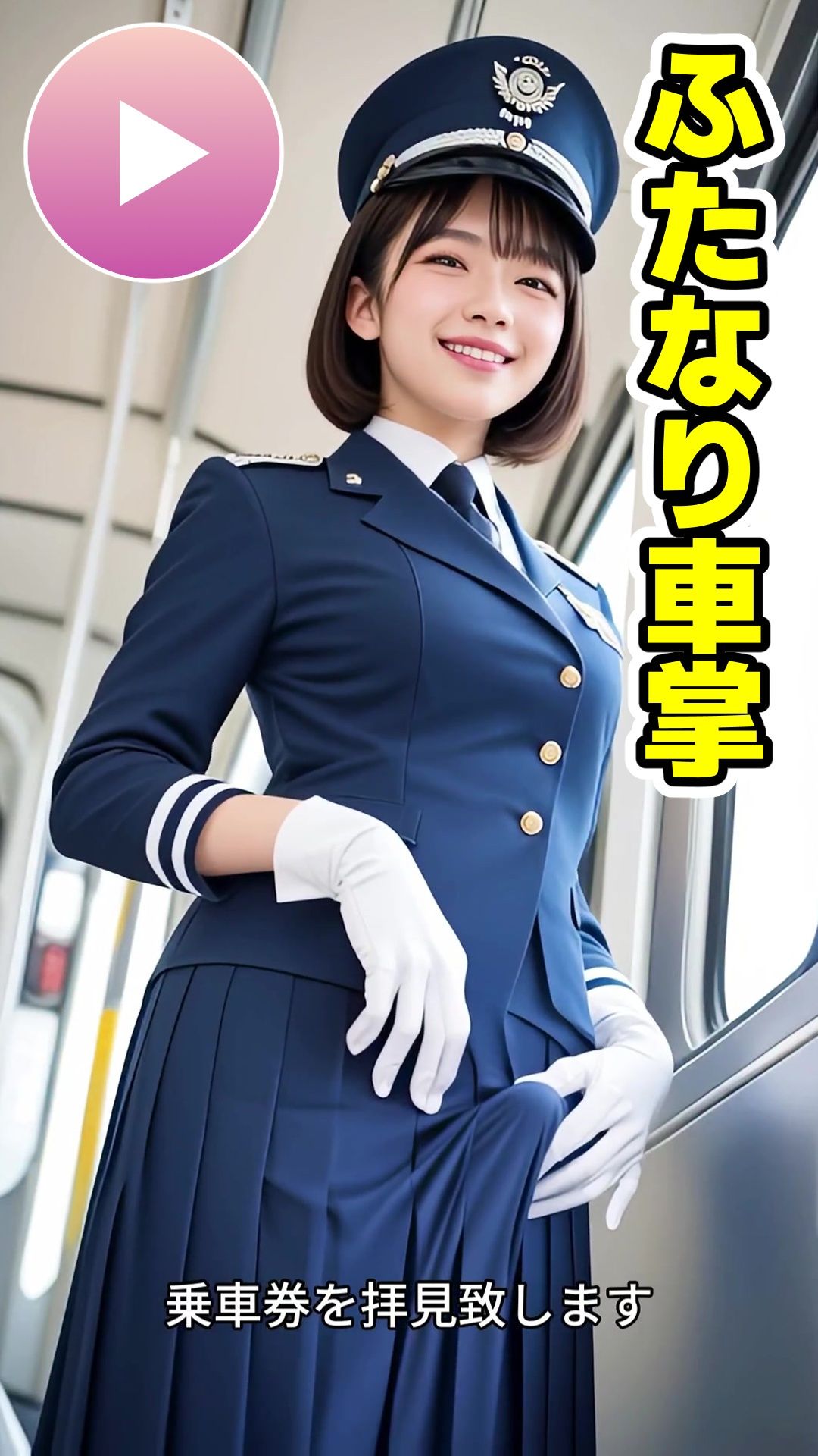 【動画＋写真集】ふたなりチンチン電車2 〜勃起払いでお願いします〜 - サンプル画像 1