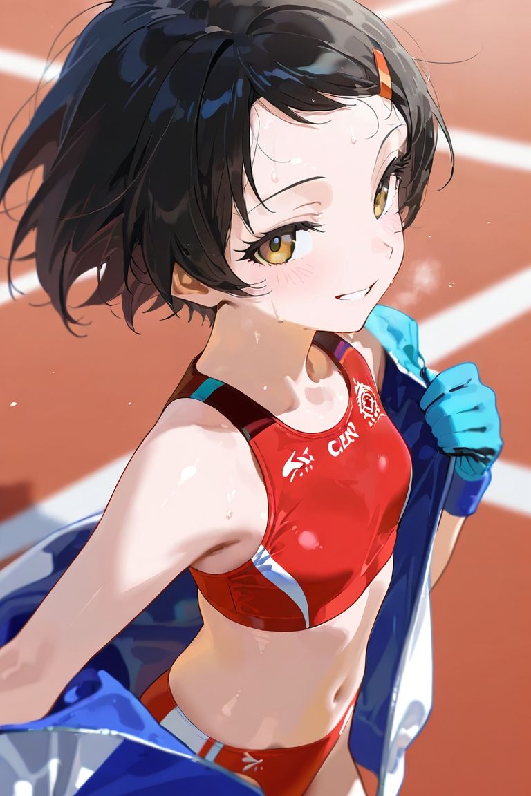 陸上女子の誘惑 - サンプル画像 1