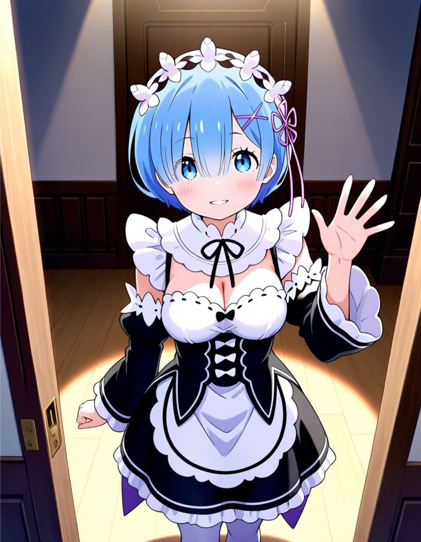 ヒロインが出勤するという噂のソープランド！！ レム編 - サンプル画像 10