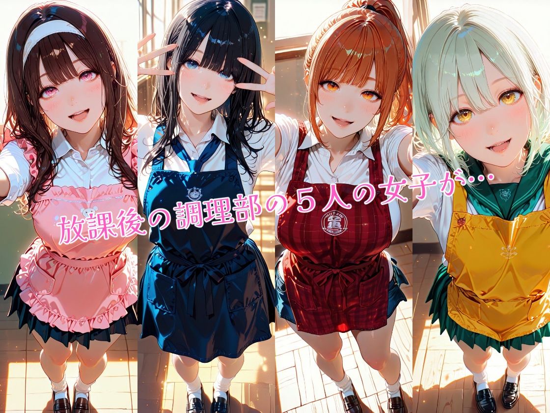 調理部の女の子の得意料理にはいせつしてもらった - サンプル画像 1