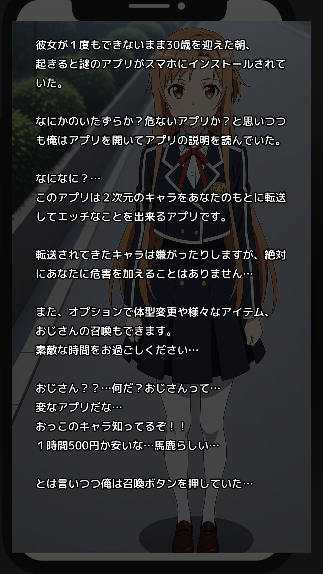 【一部セリフつき】Deliサモ☆ 美少女とおじさん強●召喚アプリ - 閃光の女騎士編 - - サンプル画像 1
