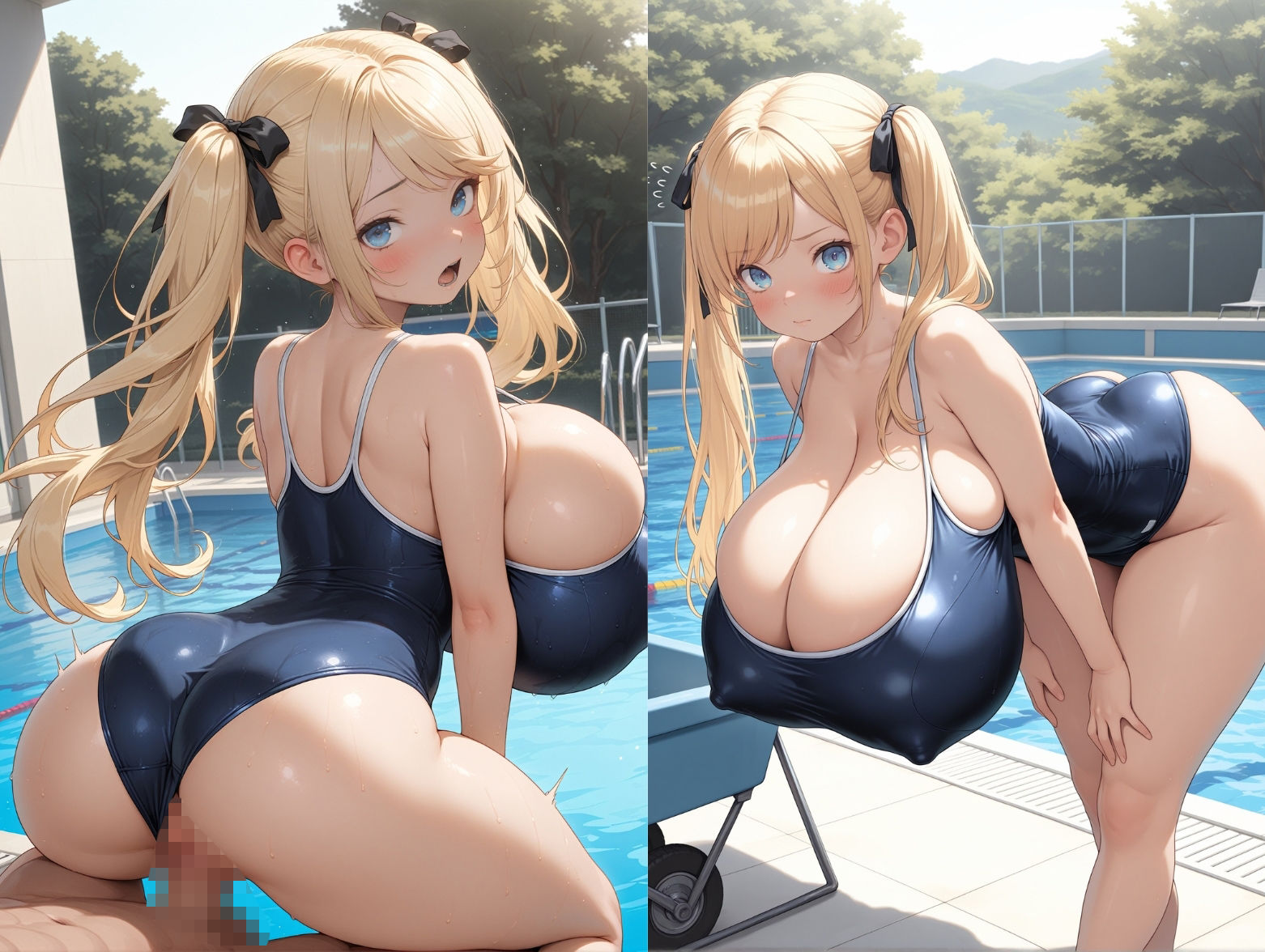 鉄仮面彼女は◯り爆乳JK - サンプル画像 5