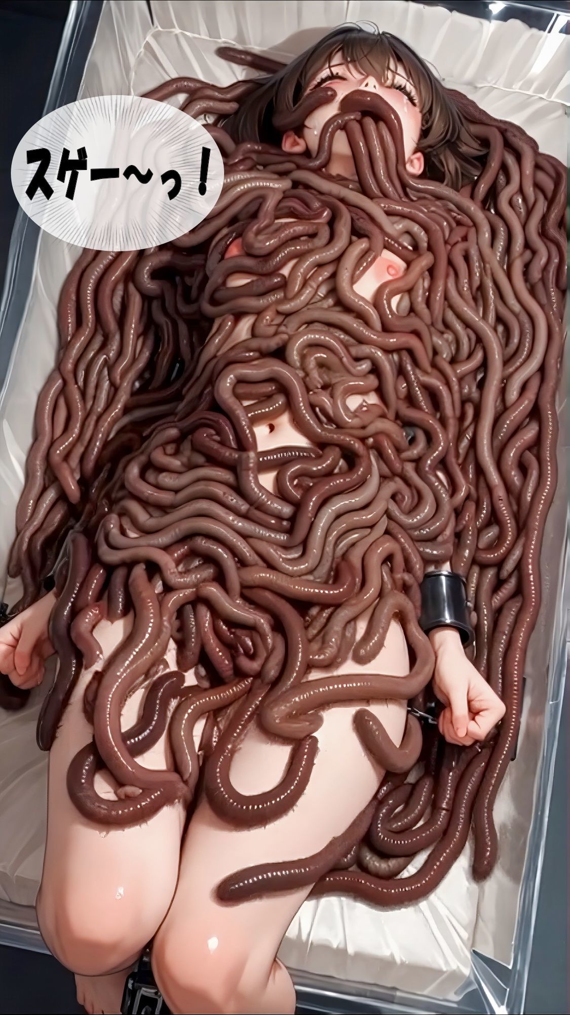 【アニメ動画】人妻Sayaの変態日記/蟲/女体実験モニターの仕事/美脚OL編 - サンプル画像 8