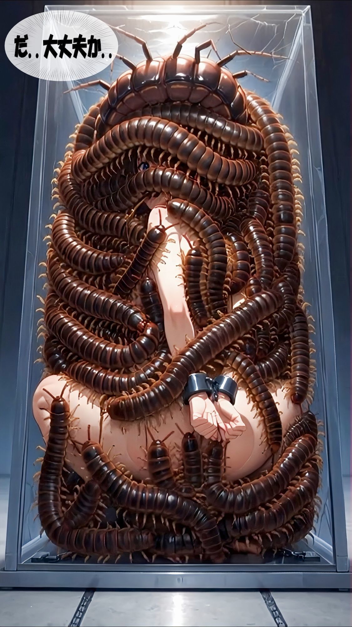 【アニメ動画】人妻Sayaの変態日記/蟲/女体実験モニターの仕事/美脚OL編 - サンプル画像 9