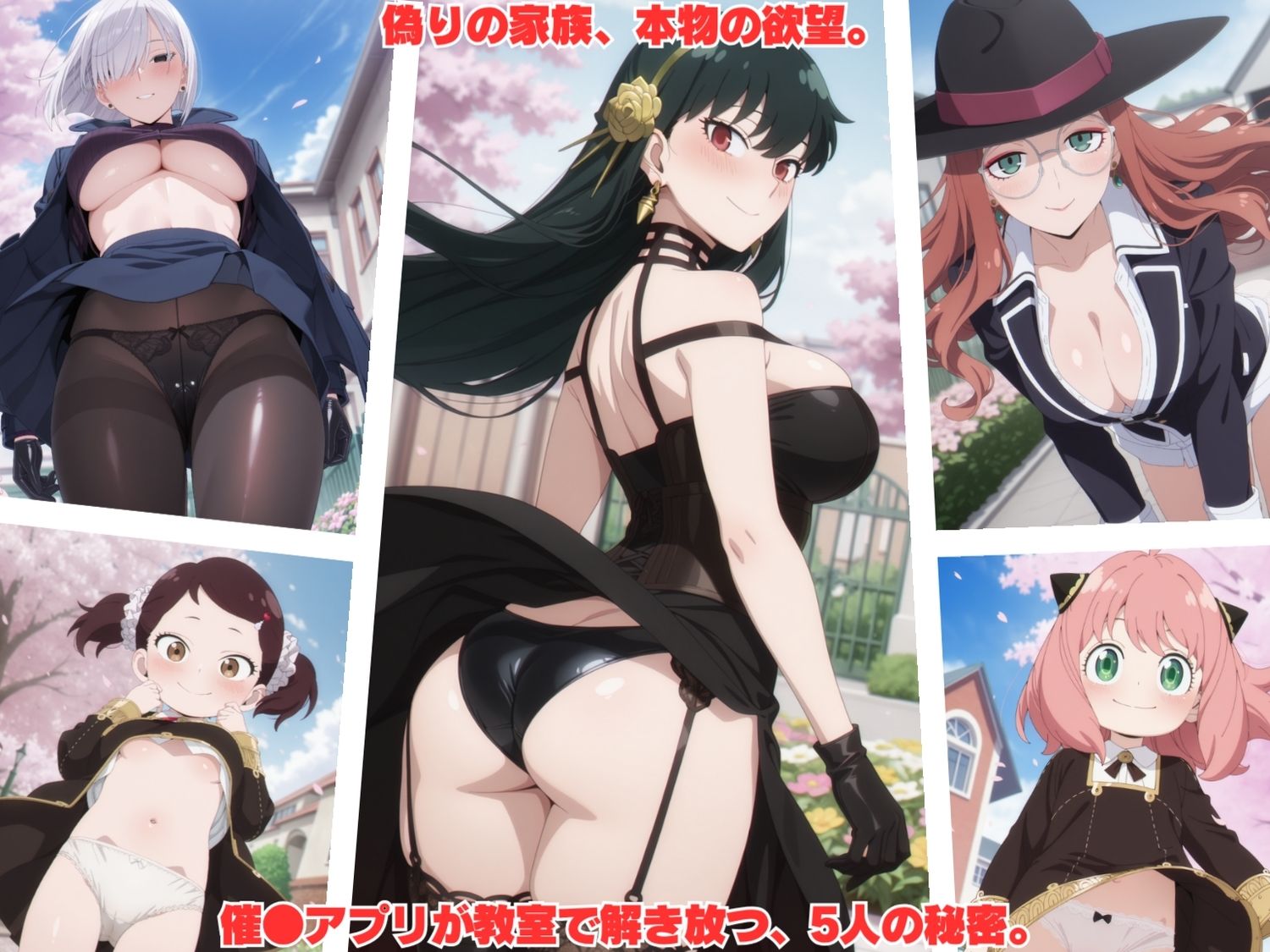 スパイ、殺し屋、そして教室の罠  〜催●アプリが繋ぐ、偽りの家族と本物の欲望〜 - サンプル画像 1