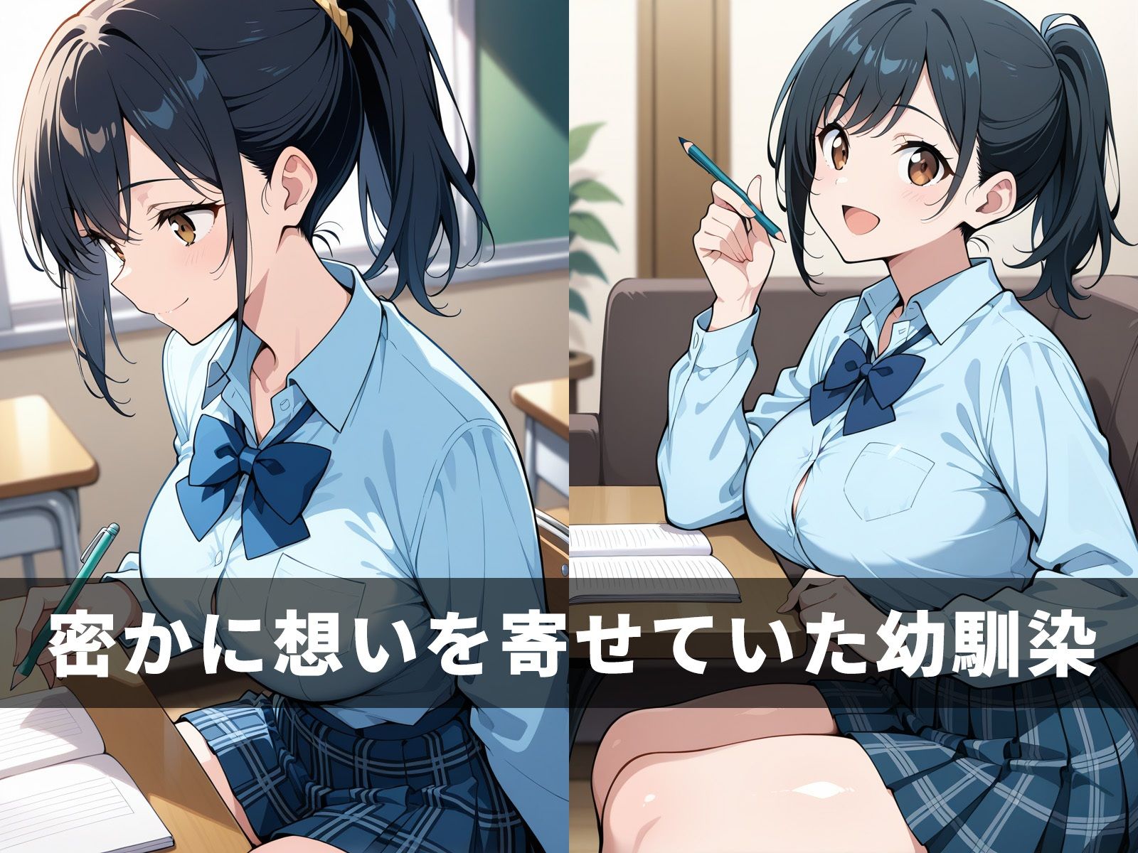 幼馴染女子校生と生ハメ種付けSEX - サンプル画像 1