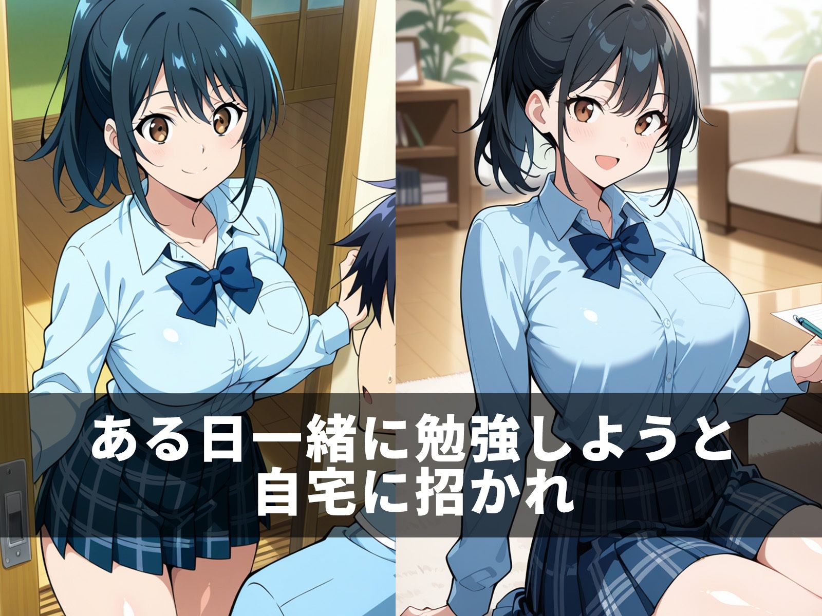 幼馴染女子校生と生ハメ種付けSEX - サンプル画像 2