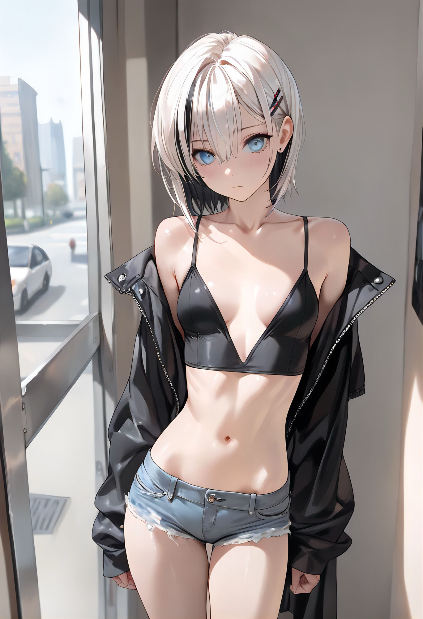 白髪ギャルが堕ちるまで - サンプル画像 2