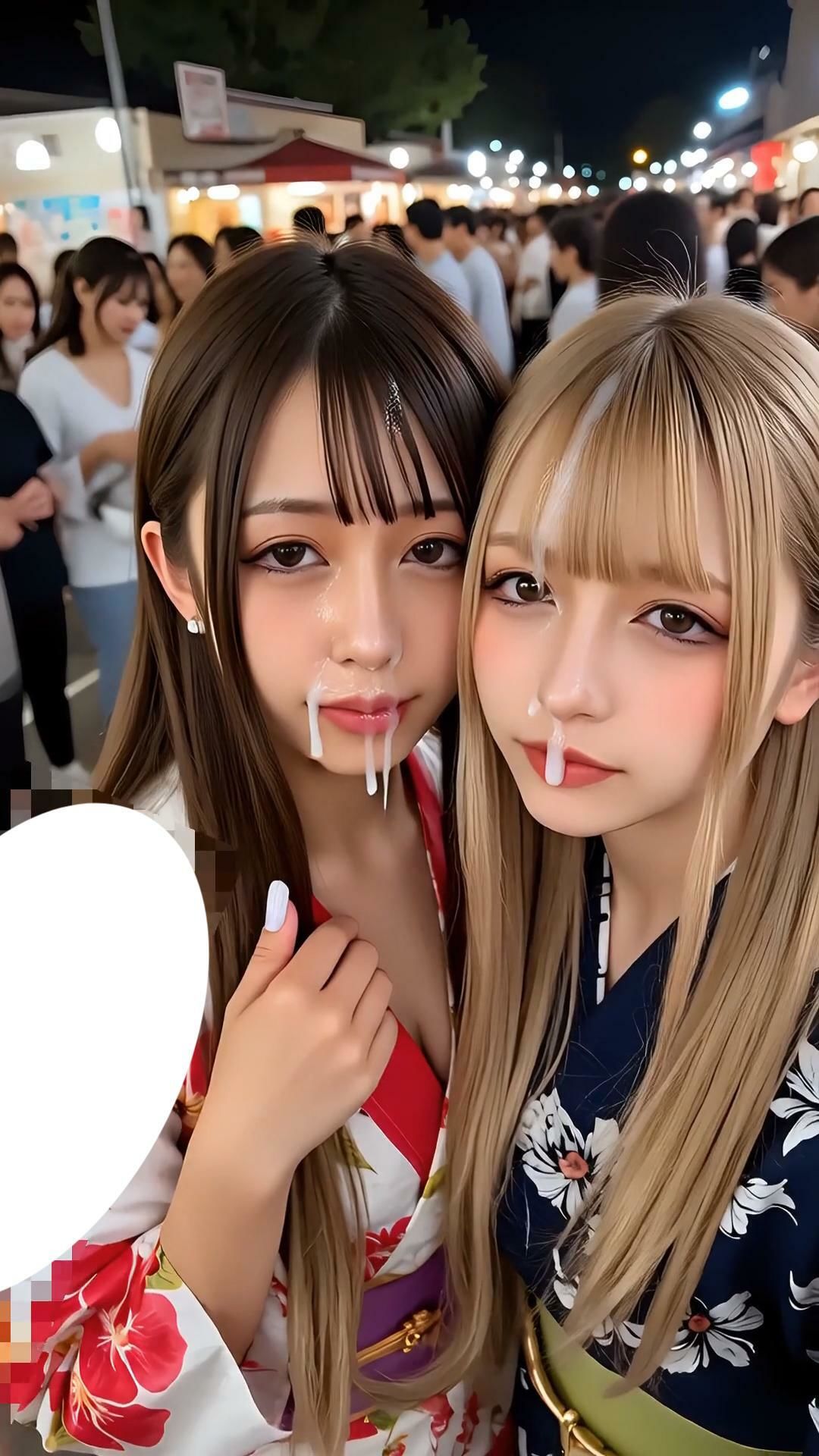 【動画】ギャルぶっかけ祭り〜今年の打ち上げ精〇は35発です！〜 - サンプル画像 2