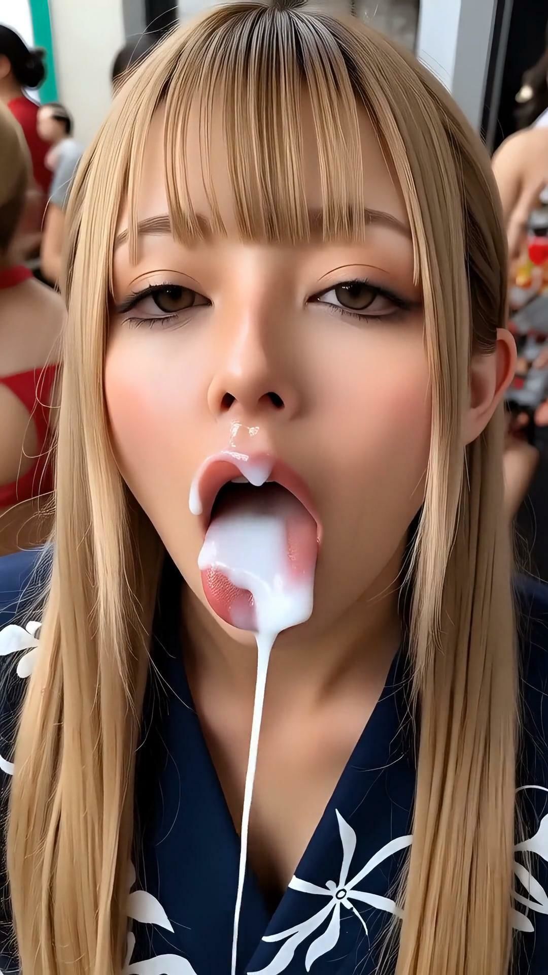 【動画】ギャルぶっかけ祭り〜今年の打ち上げ精〇は35発です！〜 - サンプル画像 5