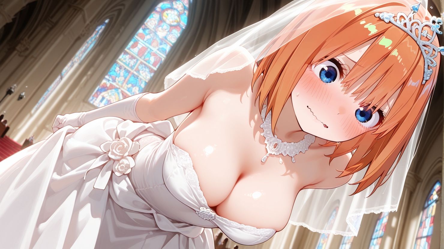 五等分の白濁ドレス  〜四葉編〜 - サンプル画像 9