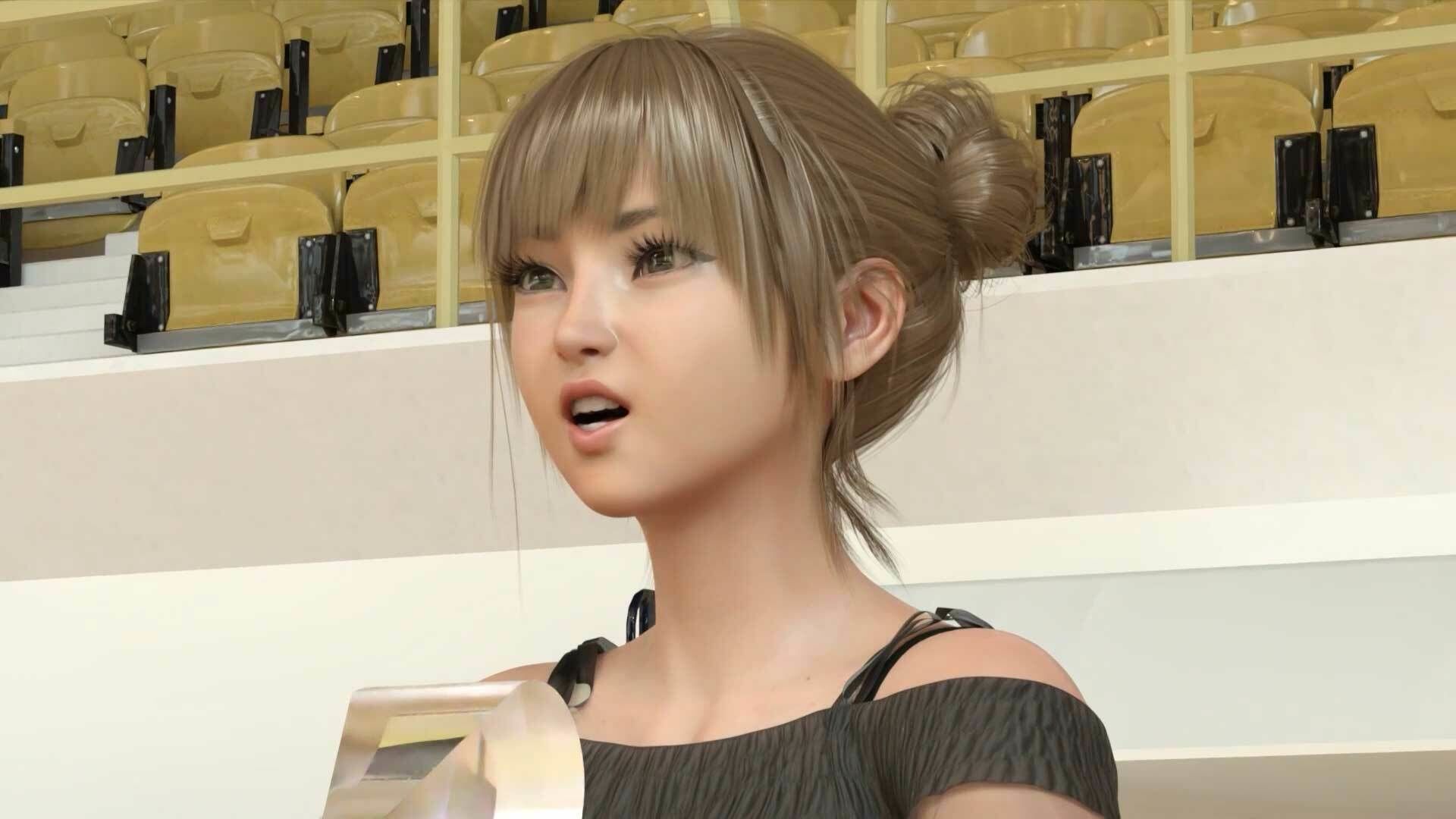 【●100▲100】ドスケベ放送部員男子複数名による、廻里生徒会長の演説時真下のピンホールカメラからの逆さ撮り盗撮動画ライブ鑑賞の様子（Vol.007:私服演説で盗撮されたフルバックパンティ・わたしの弁当箱に精液出した奴出て来い（怒）） - サンプル画像 8