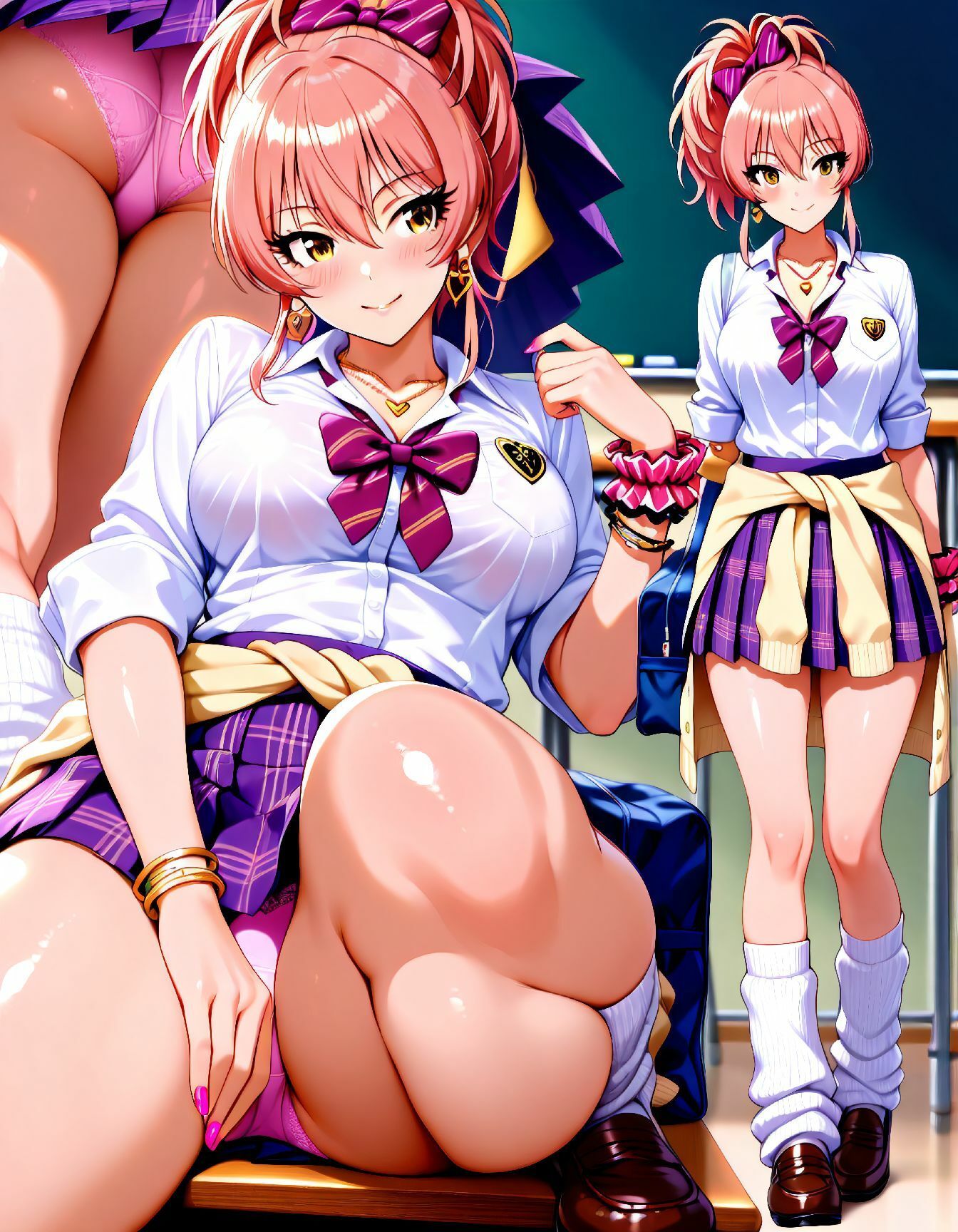 城〇崎美〇 パンチラ集 - サンプル画像 10