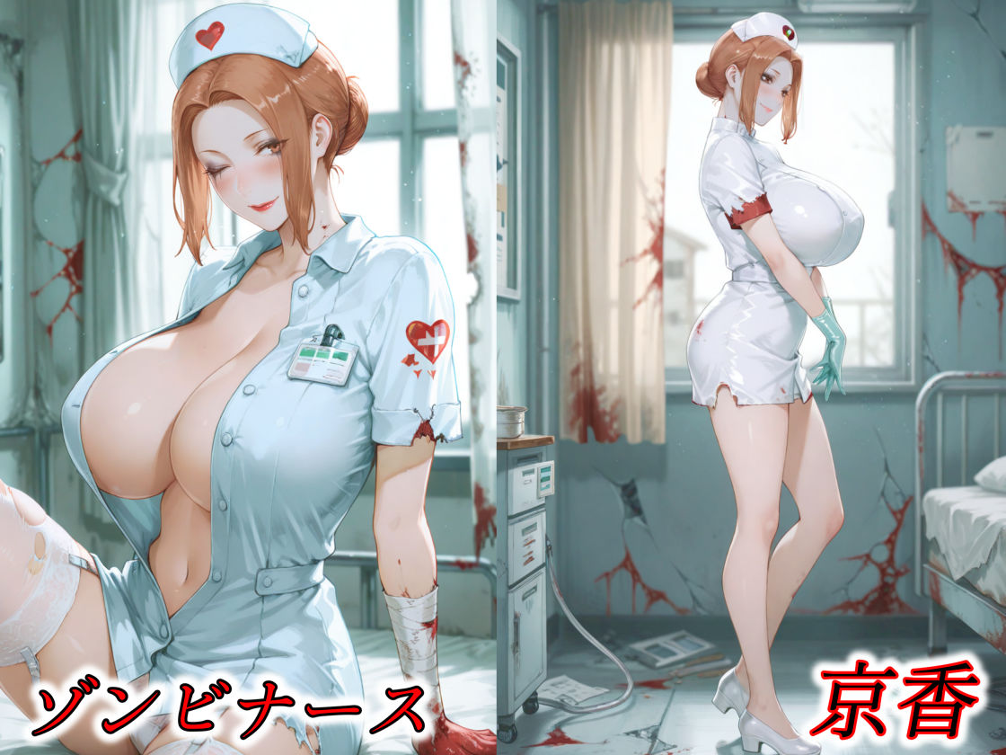 京香・結花・小春 Halloween Collection ゾンビナース＆マミー - サンプル画像 1