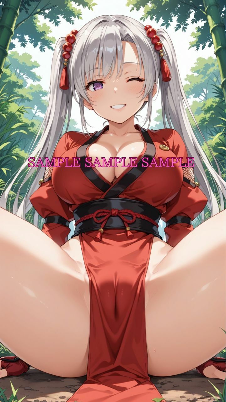 男女比1対10000の世界 忍者女子とセックスし放題でちんぽが乾く暇もないヤリ放題ハーレムライフ！！ - サンプル画像 3