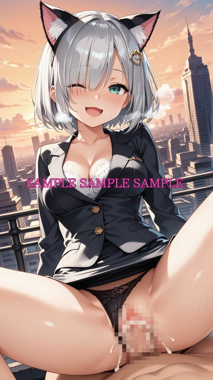 男女比1対10000の世界 ネコミミ女子とセックスし放題でちんぽが乾く暇もないヤリ放題ハーレムライフ！！Vol.2 - サンプル画像 8