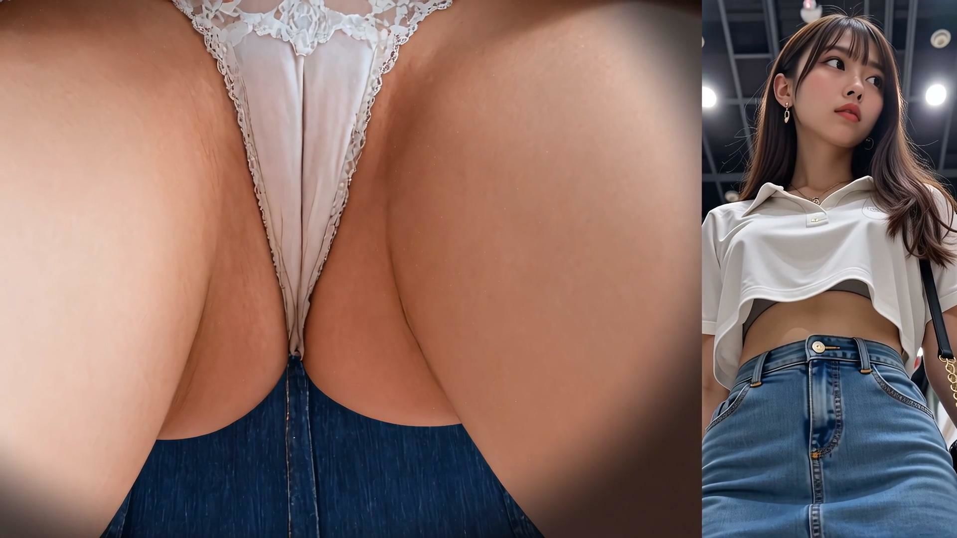 【動画】ぱんつが見たいけど顔も見たい！〜ショッピングモーラーのぱんつ〜 - サンプル画像 3