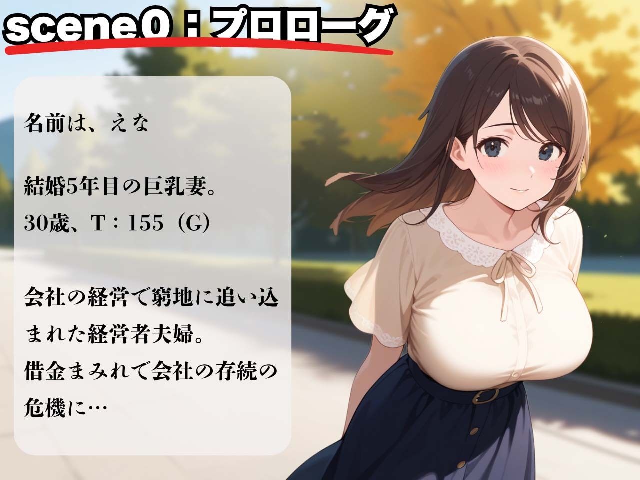 結婚5年目の30歳巨乳妻！失踪した夫に代わり身体で強●返済 - サンプル画像 2