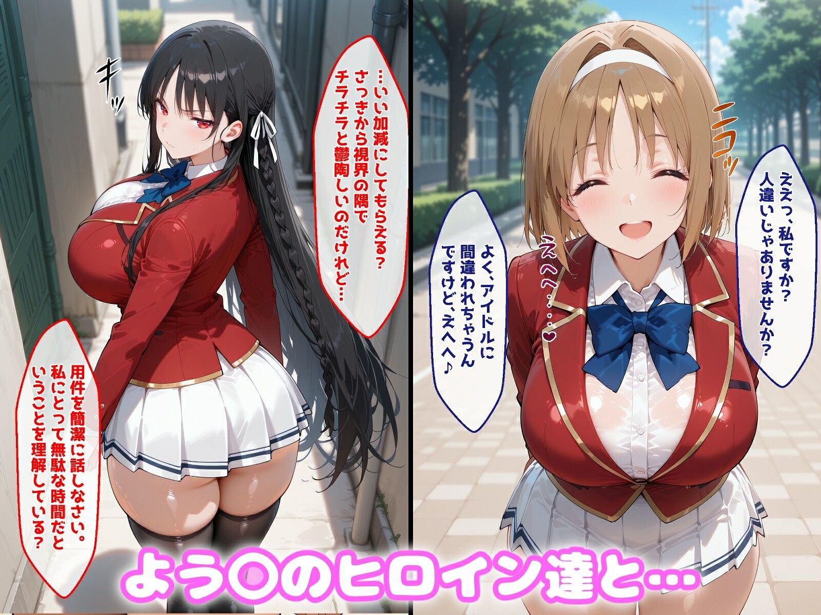 〇眠アプリで妊娠孕ませ  よう〇のヒロインたちと膣内射精えっちする話 - サンプル画像 1