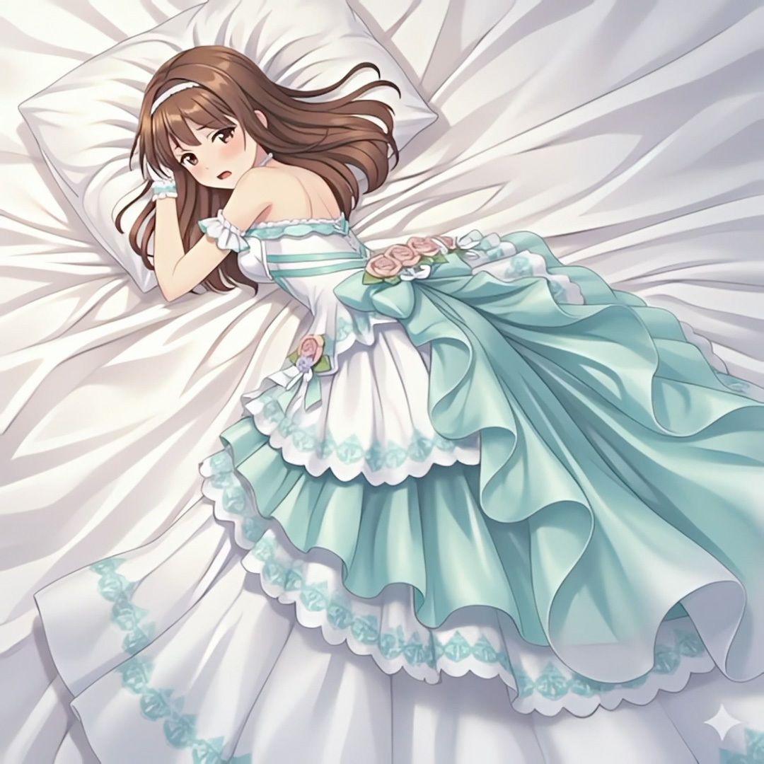 「花たちの祝福」ドレスでオナニー動画（ドレス美少女45） - サンプル画像 2