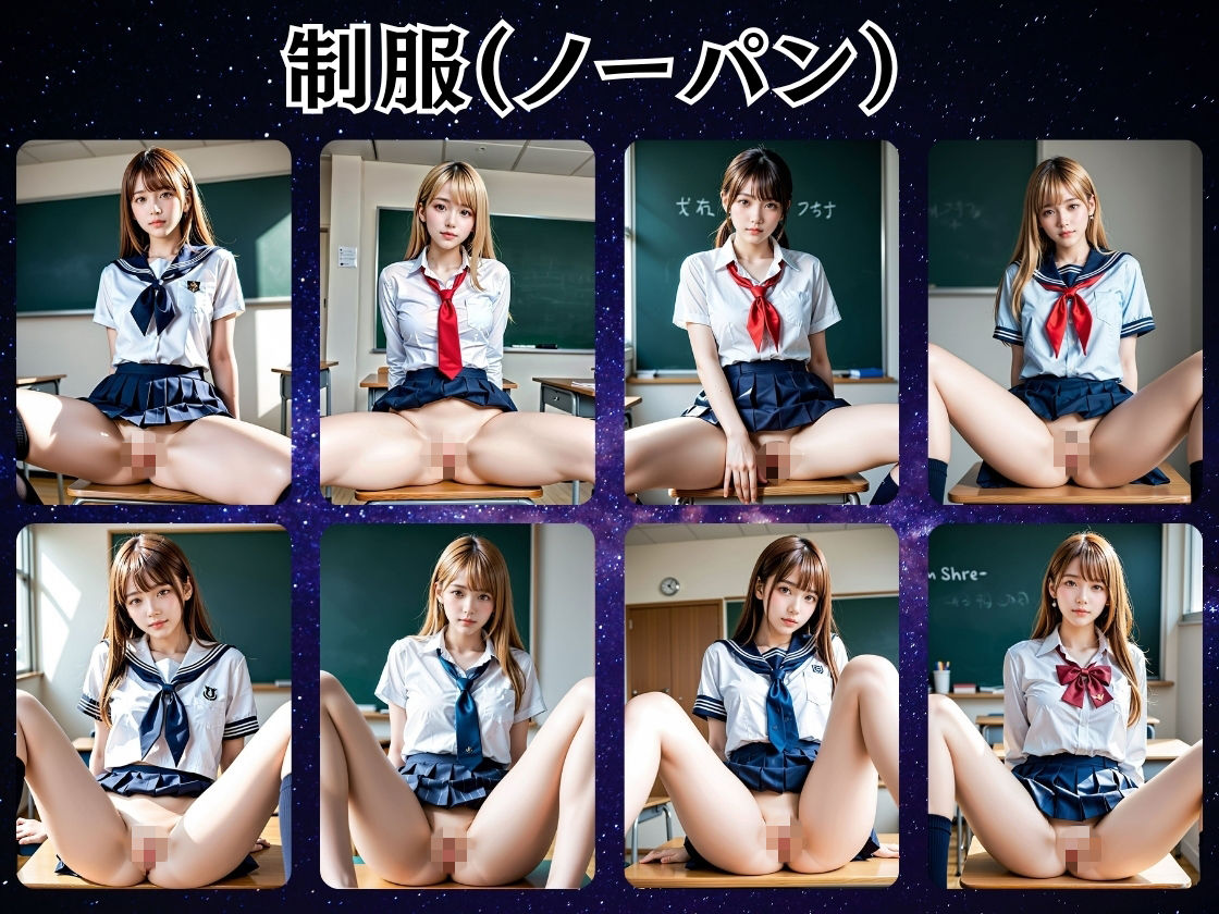 美少女M字開脚集3 - サンプル画像 2